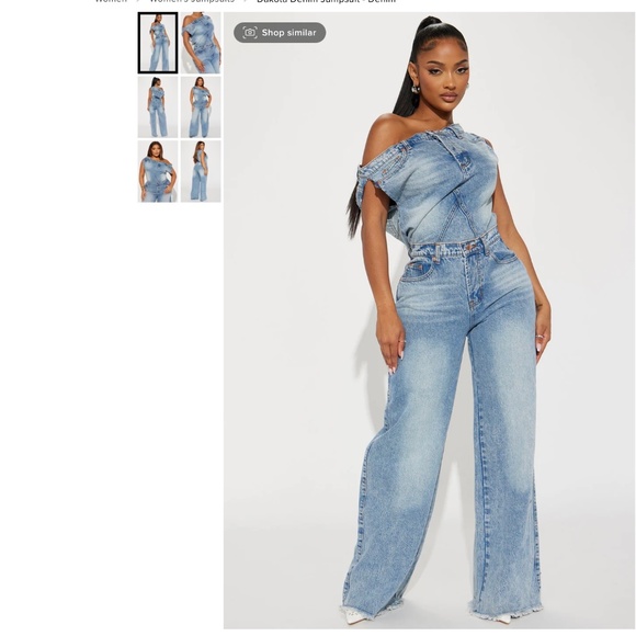 Dakota Denim Jumpsuit - sold out jumpsuit - NWT - Picture 1 of 4
